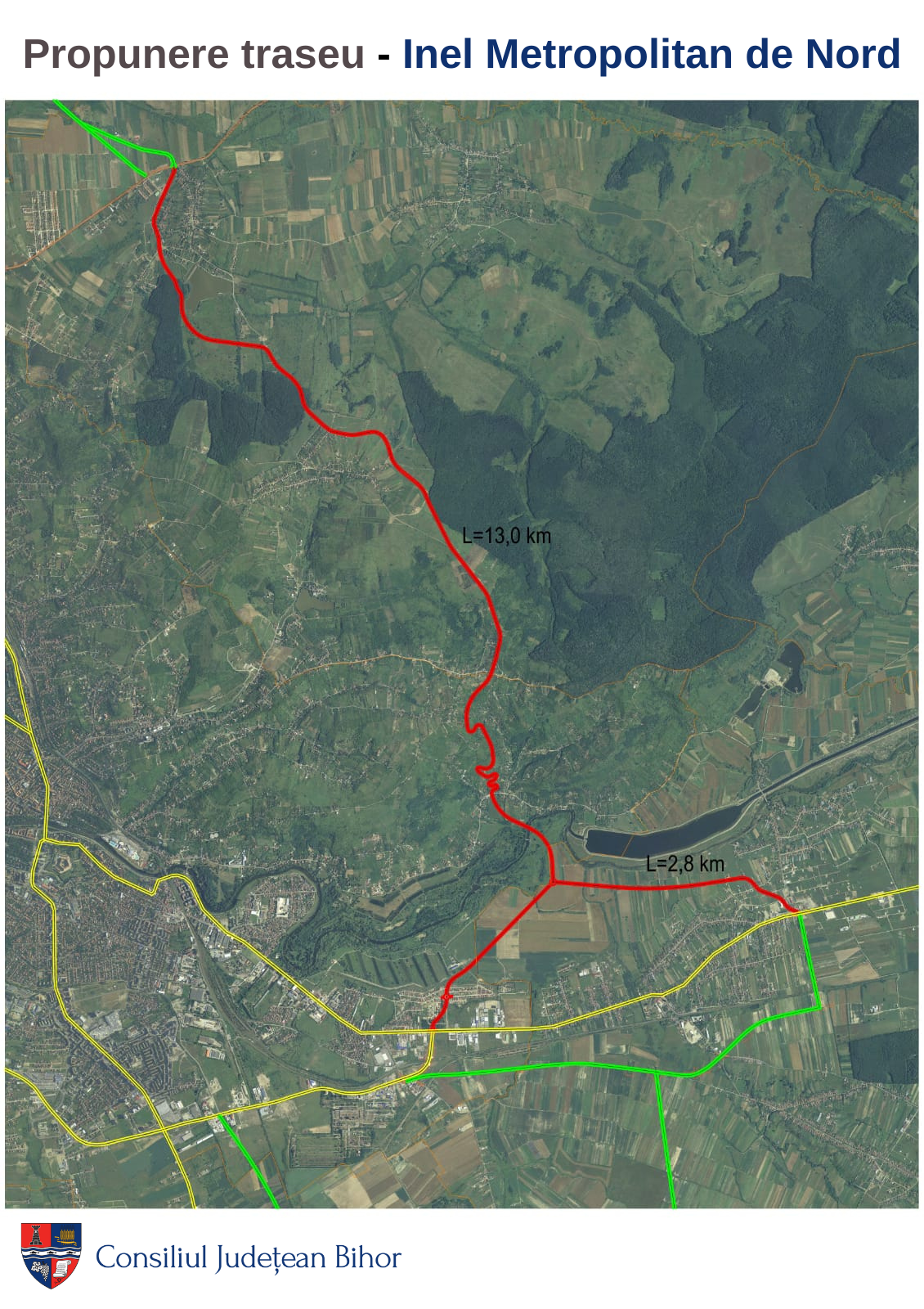 Inel rutier metropolitan de nord, din Oșorhei spre Paleu