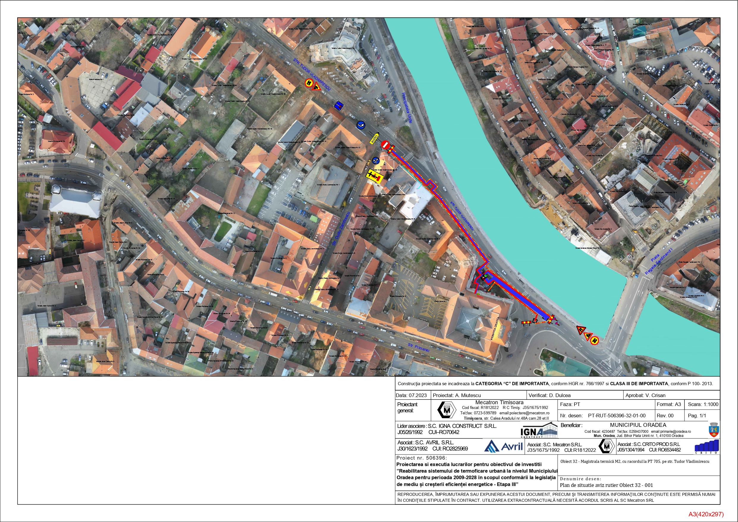 Lucrările la rețelele de termoficare, apă și căile OTL aduc  modificări temporare ale circulației