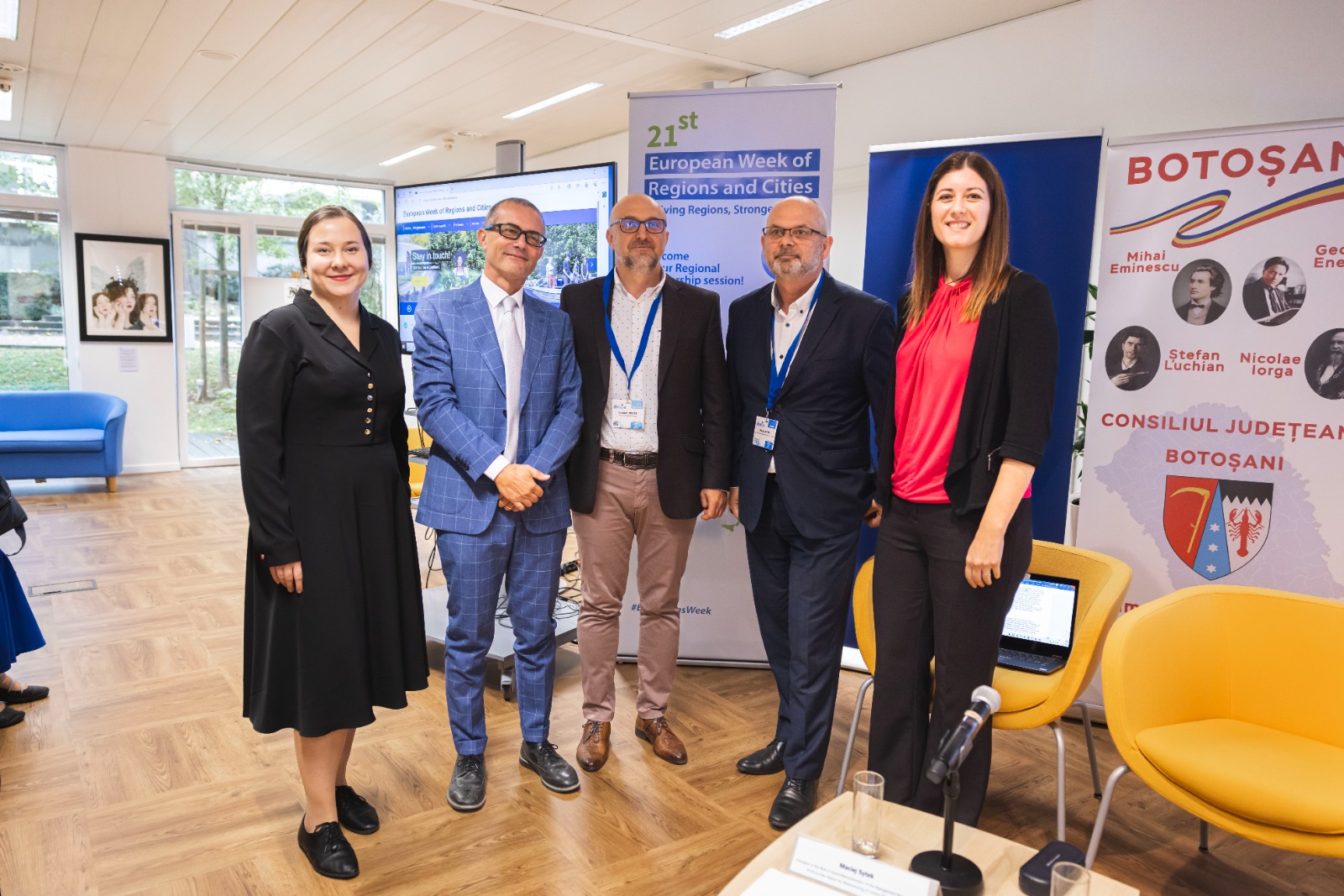 Consiliul Județean Botoșani a reprezentat, în premieră, Regiunea de Dezvoltare Nord-Est la Săptămâna Europeană a Regiunilor și Orașelor