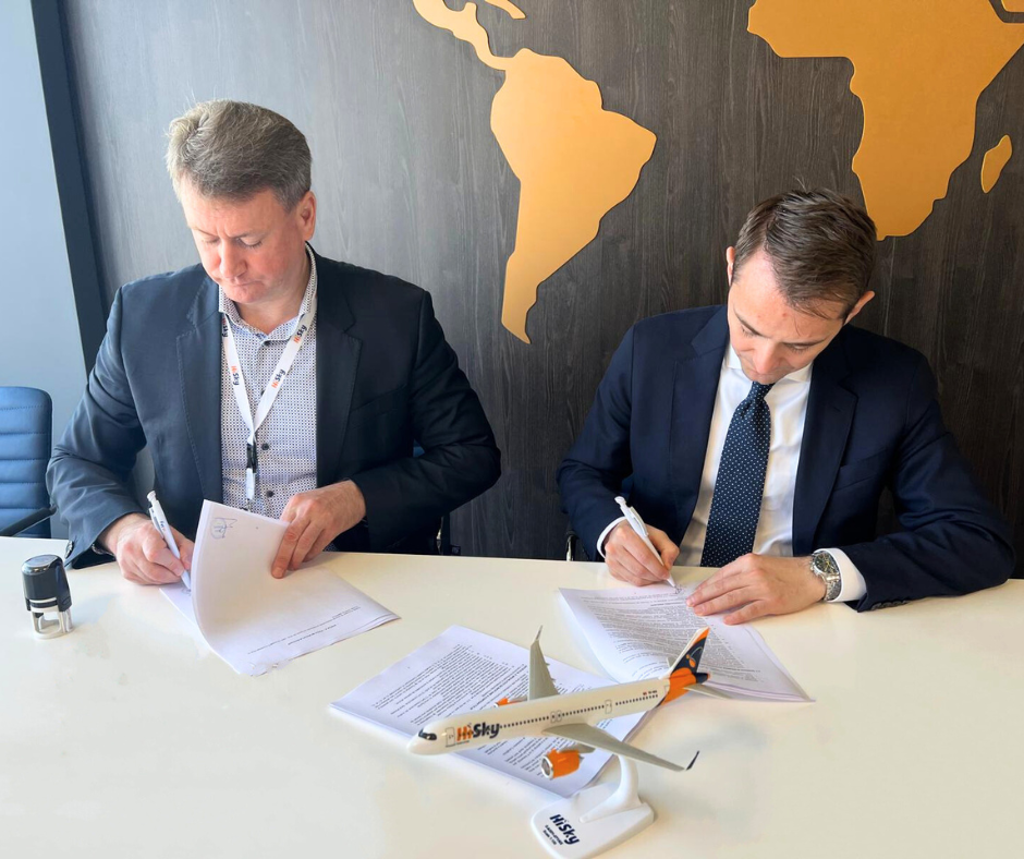 Zboruri către București și Londra, din Oradea | S-a semnat contractul cu operatorul  HiSky
