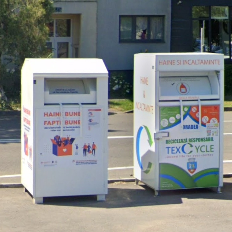 Primăria Oradea pune la dispoziția orădenilor 100 de containere speciale pentru  colectarea deșeurilor textile