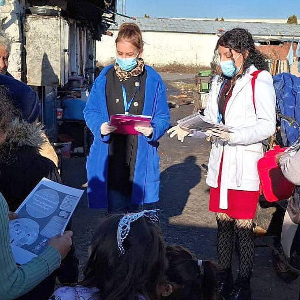 Asistență comunitară în zonele defavorizate: informare despre vaccinarea antigripală