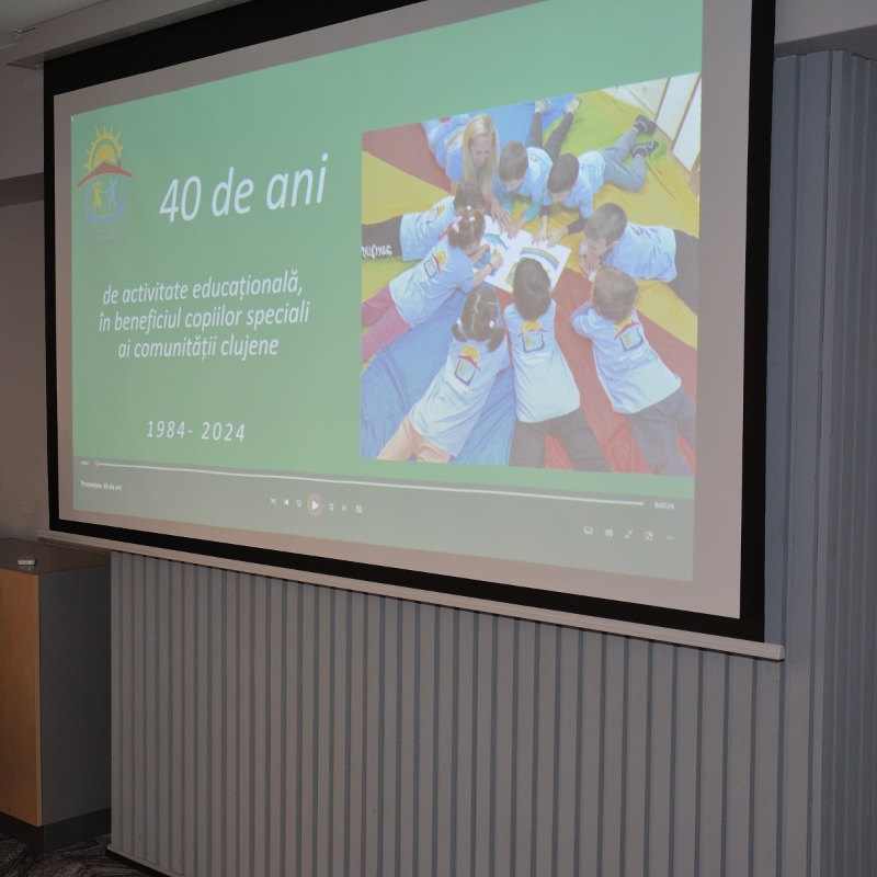 Grădinița Specială Cluj-Napoca, 40 de ani de activitate în beneficiul copiilor cu cerințe educative speciale