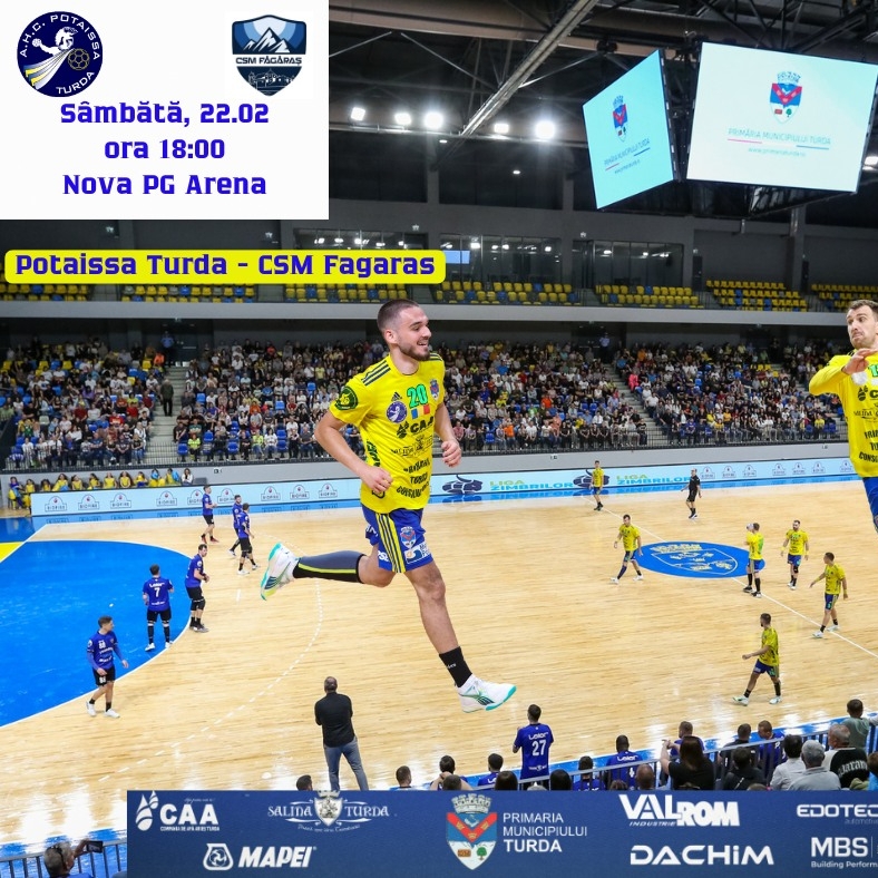Meci de handbal în 22 februarie 2025 la Turda