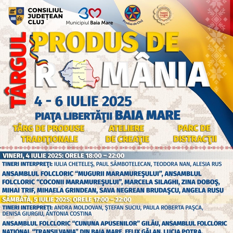 Târgul ”Produs de România”, la prima ediție în Municipiul Baia Mare