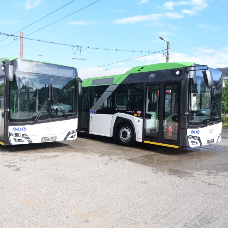 Au sosit cele 5 troleibuze noi în Baia Mare
