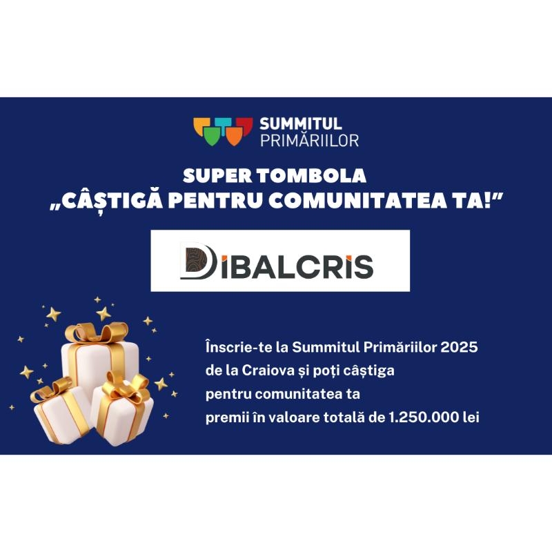 Înscrie-te la Summitul Primăriilor și poți câștiga pentru comunitatea ta premii în valoare totală de 1.250.000 lei