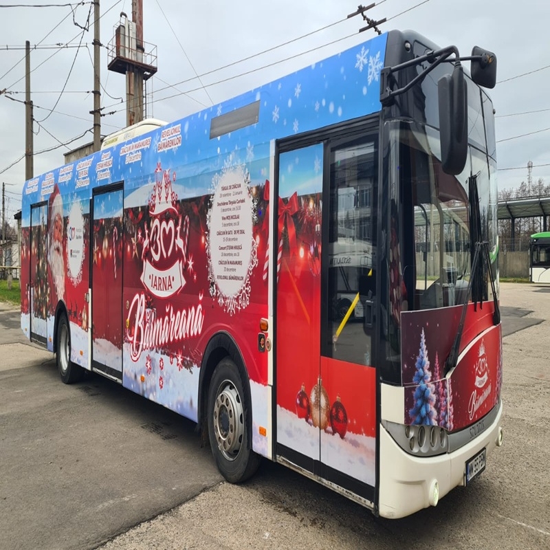 Autobuzul lui Moș Crăciun pornește astăzi la drum prin Baia Mare!