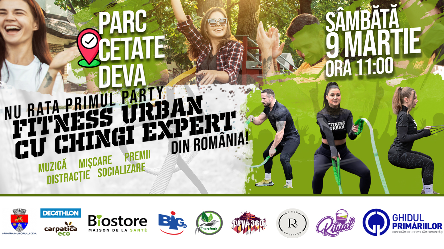 Primul Party Fitness Urban destinat familiilor din municipiul Deva!