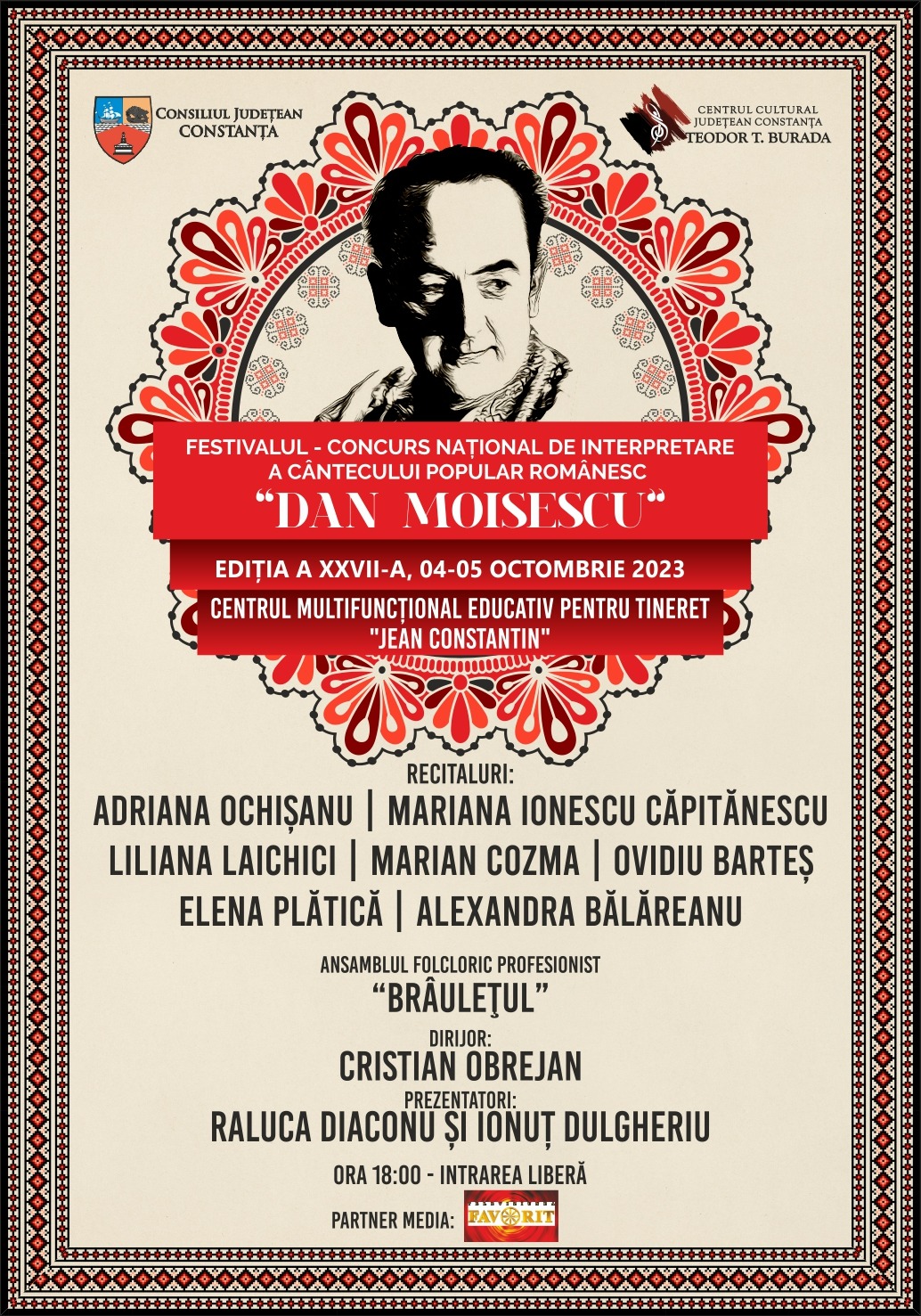 Tineri interpreți și artiști consacrați din muzica populară, pe scena Festivalului