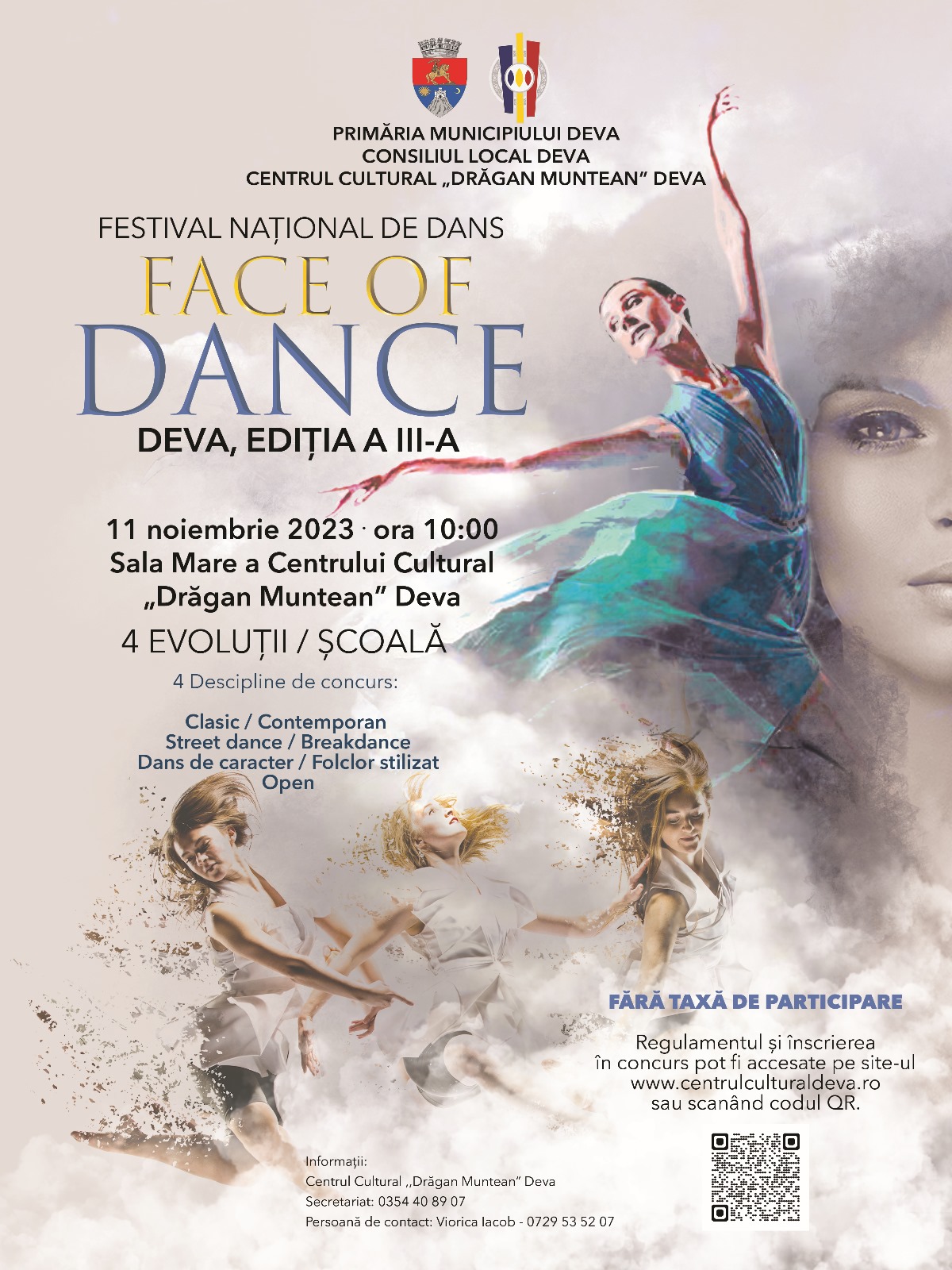 Încep înscrierile la Festivalul Național de Dans ,,Face of Dance”-  Deva 2023