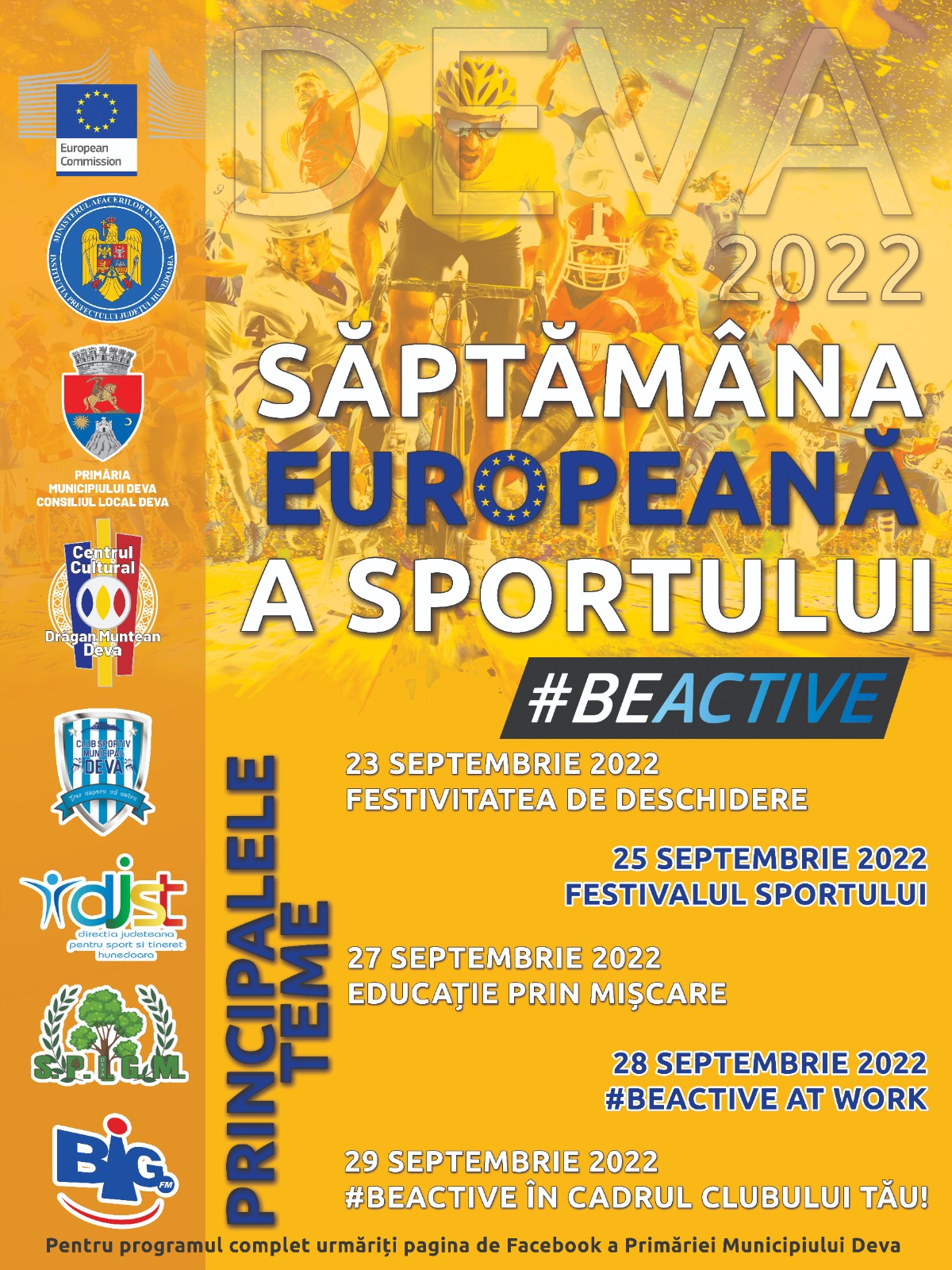BEACTIVE – Săptămâna europeană a sportului la Deva