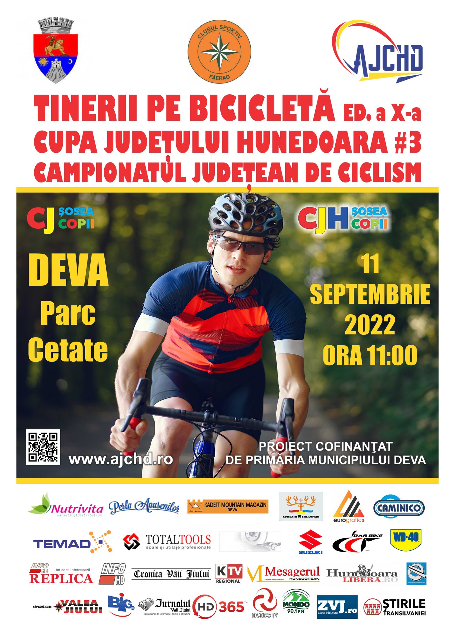 Trafic rutier închis, timp de 2 ore, în zona Parcului ,,Cetate” Deva!