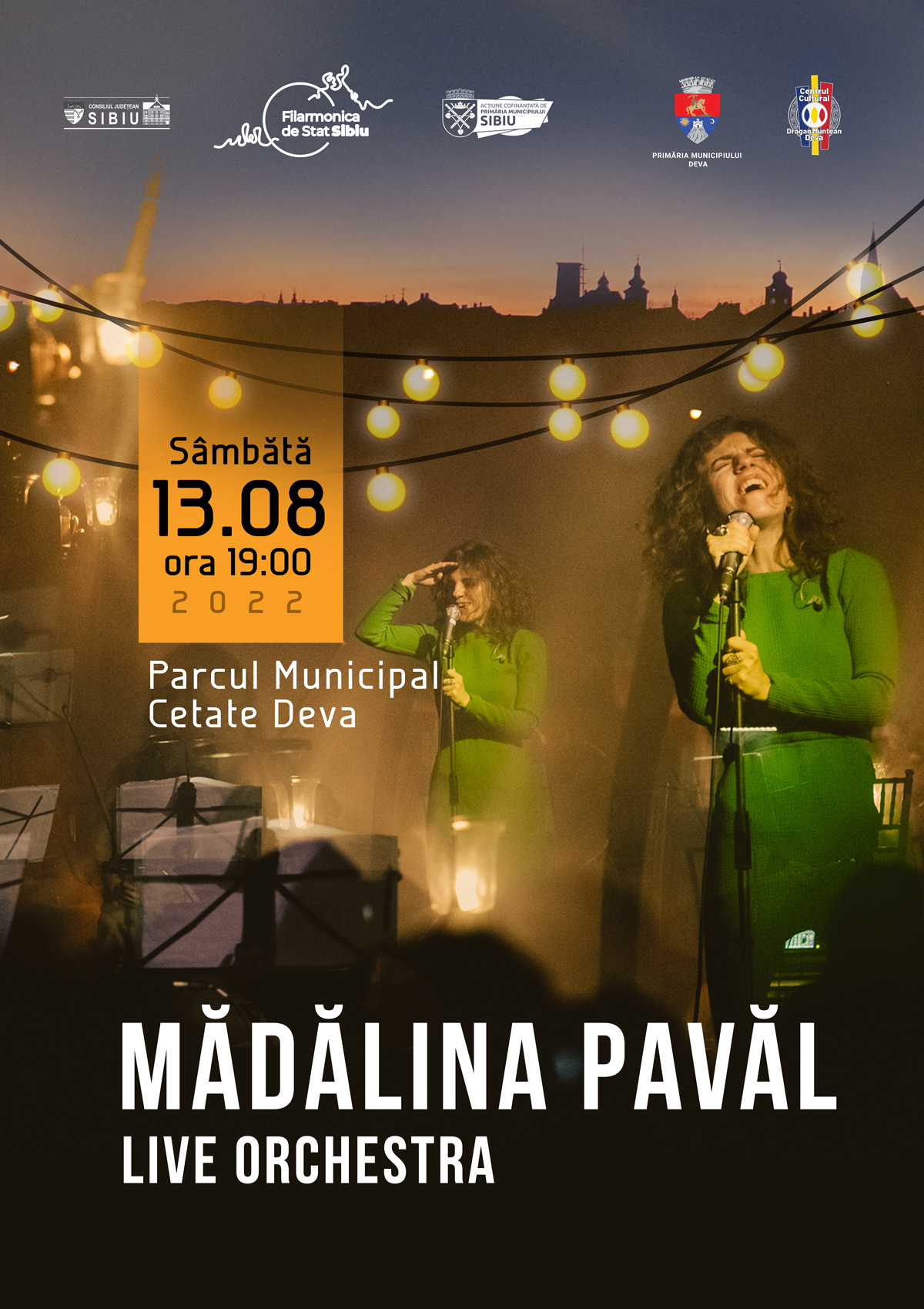 Concert cu „Mădălina Pavăl Live Orchestra” la Deva!