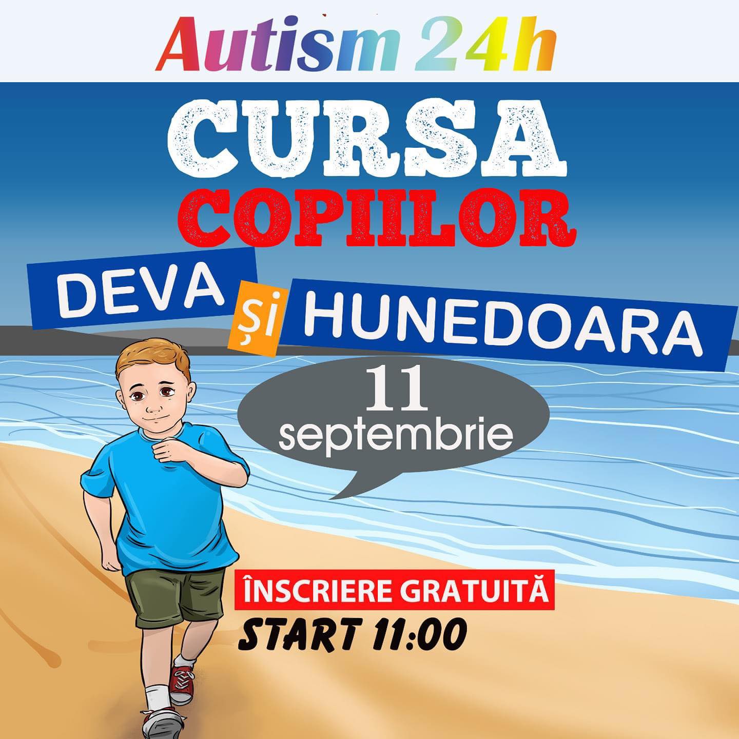 Cursa Copiilor Deva – eveniment caritabil dedicat copiilor cu autism