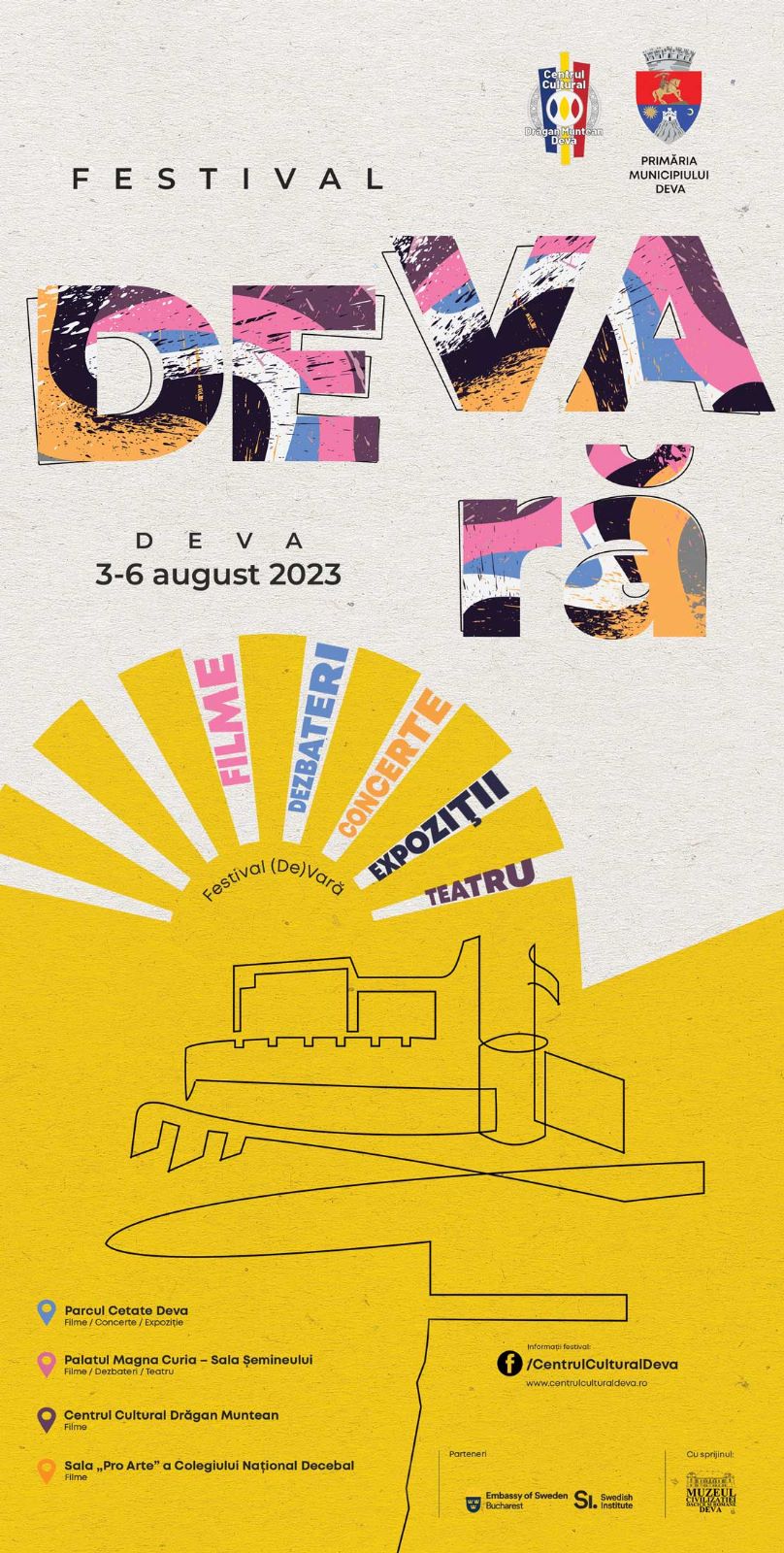 Festivalul DEVAră, ediția a treia, 3-6 august 2023