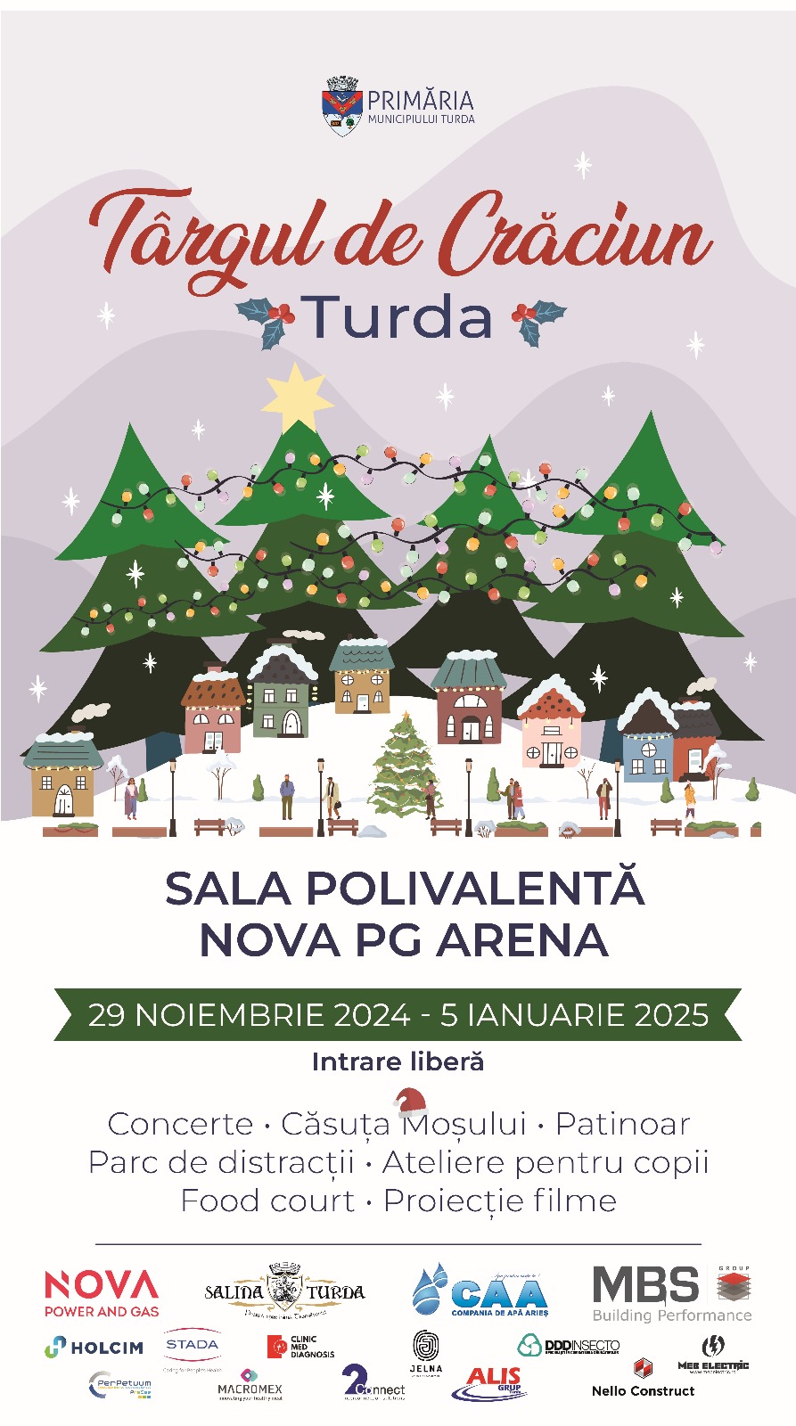 Magia Târgului de Crăciun ajunge la Turda!