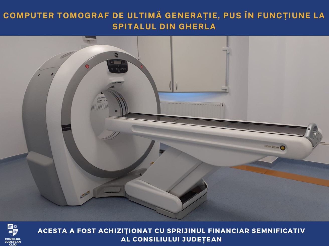 Computer Tomograf de ultimă generație, pus în funcțiune la Spitalul din Gherla