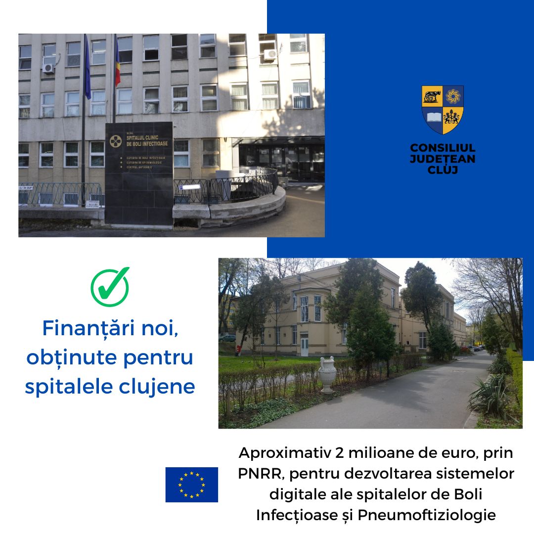 Finanțări noi, obținute pentru spitalele clujene