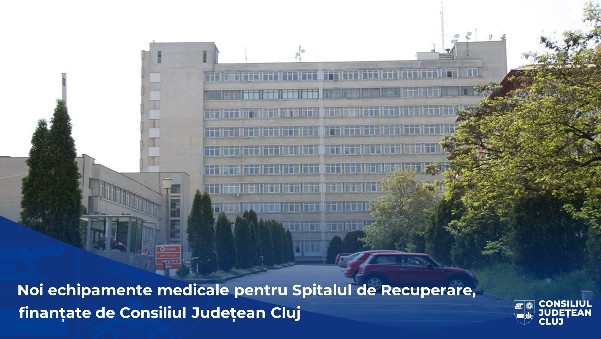 Noi echipamente medicale pentru Spitalul de Recuperare, finanțate de Consiliul Județean Cluj