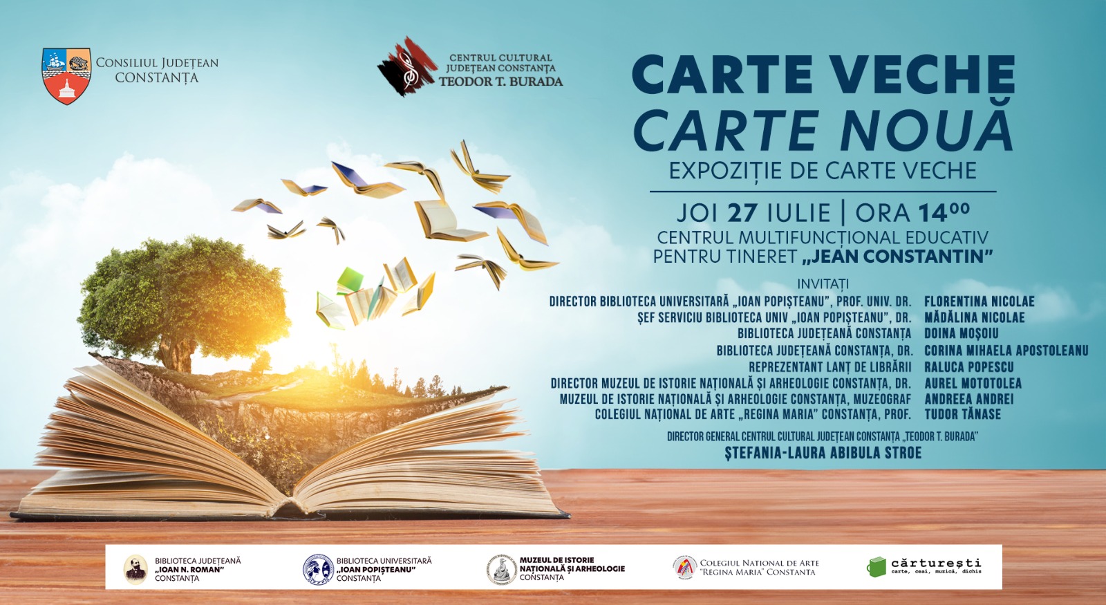 EVENIMENT CULTURAL „CARTE VECHE | CARTE NOUĂ”