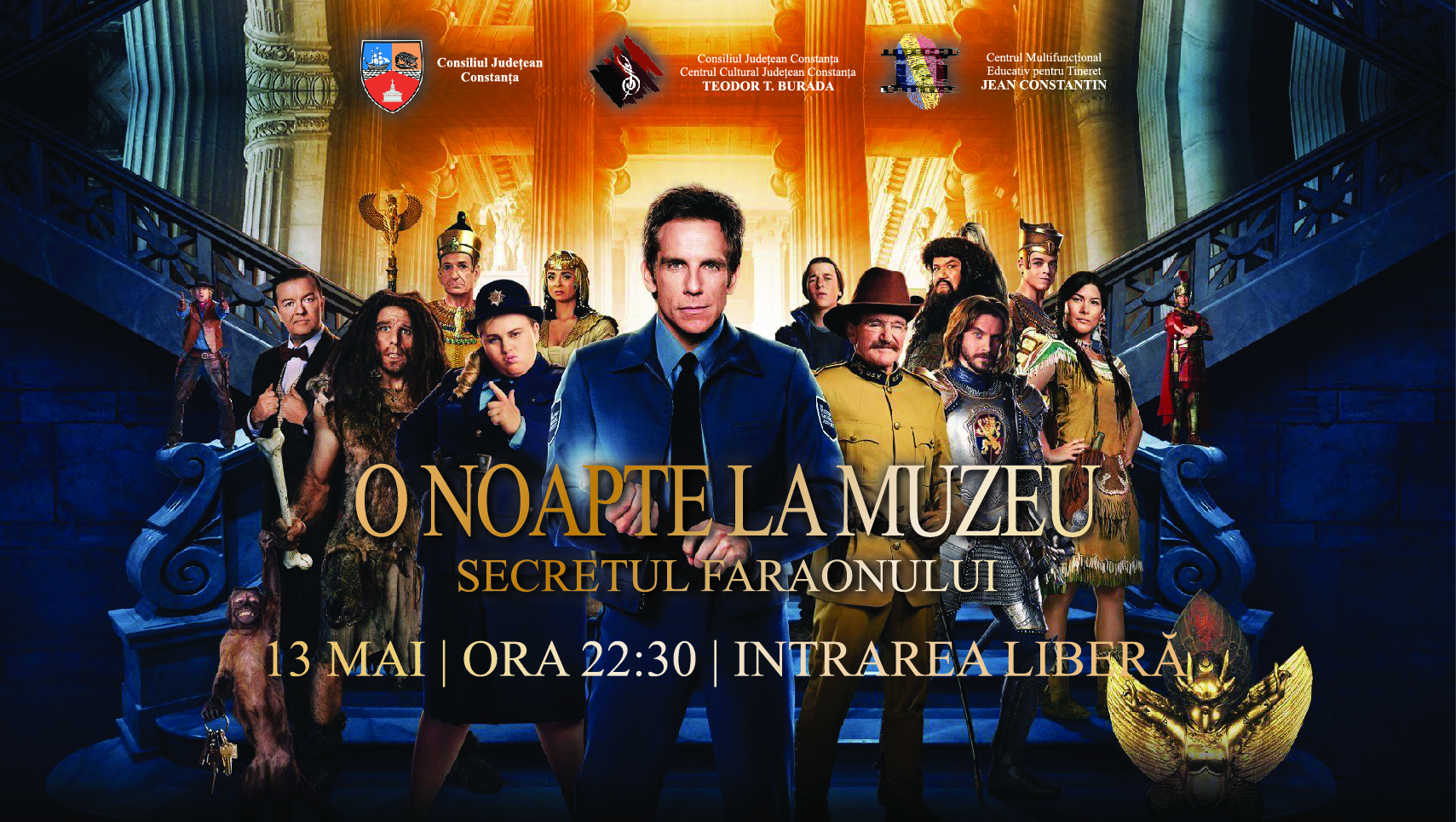 NOAPTEA FILMELOR, LA CENTRUL MULTIFUNCȚIONAL EDUCATIV PENTRU TINERET ,,JEAN CONSTANTIN”