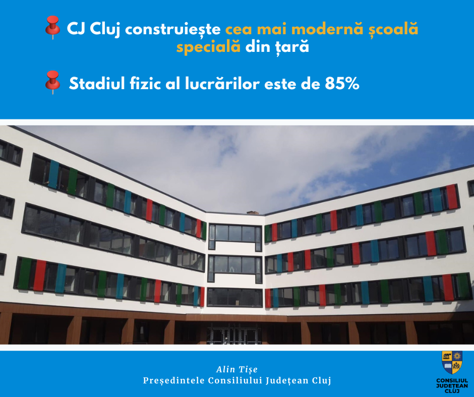 Cea mai modernă școală specială din țară, construită la Cluj