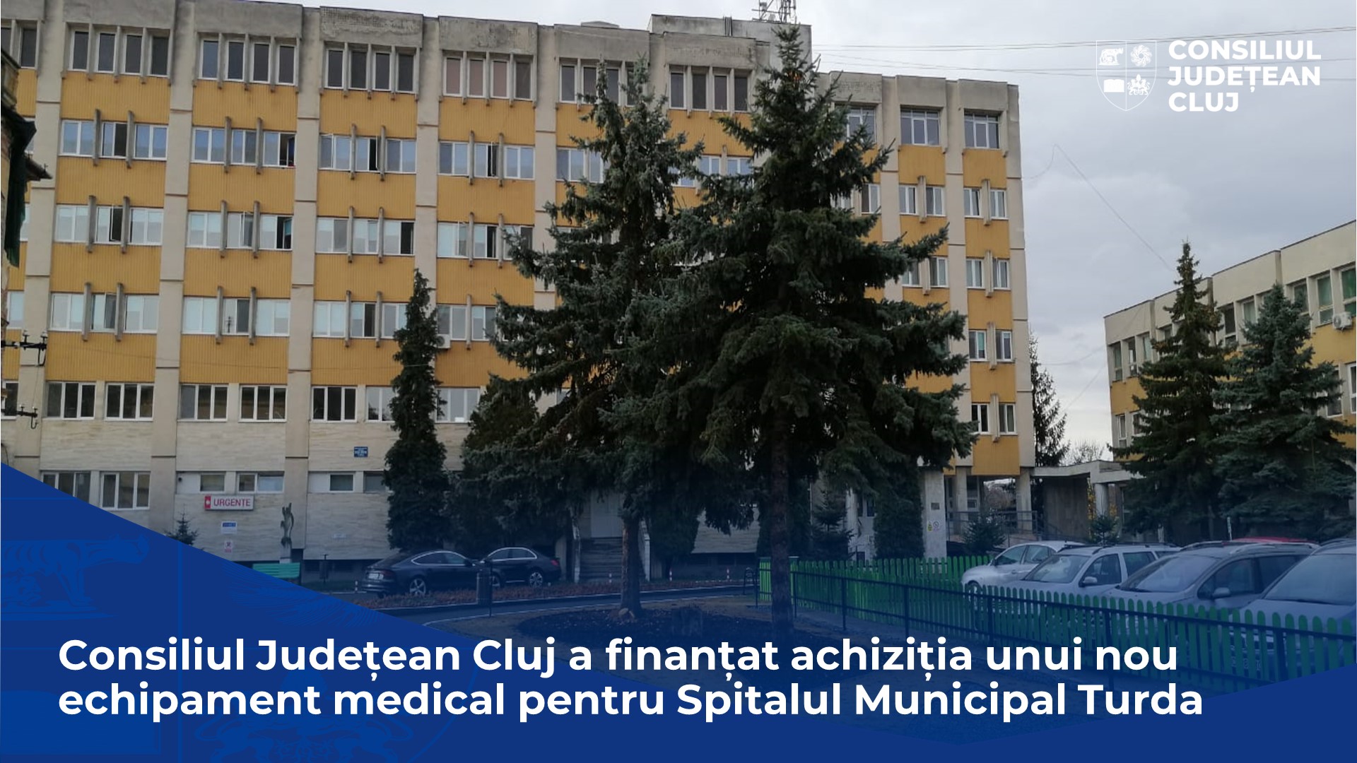 Consiliul Județean Cluj a finanțat achiziția unui nou echipament medical pentru Spitalul Municipal Turda