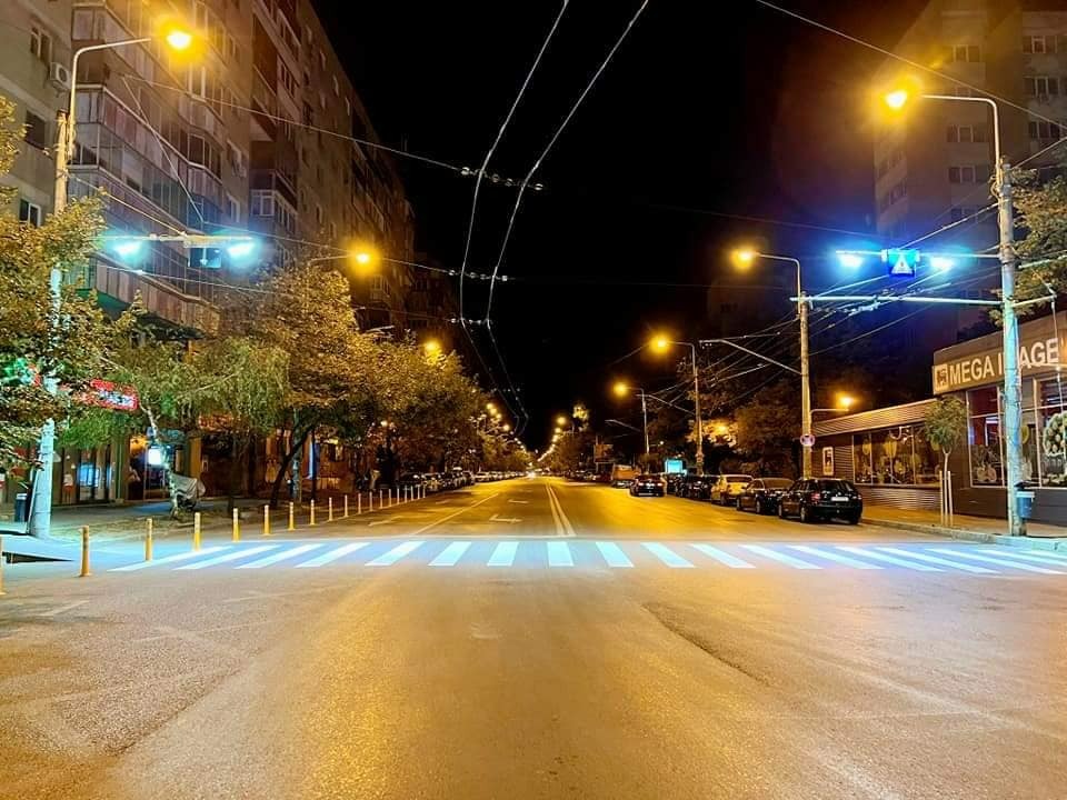 Siguranță în trafic!  Peste 150 de treceri de pietoni suprailuminate, în Sectorul 6