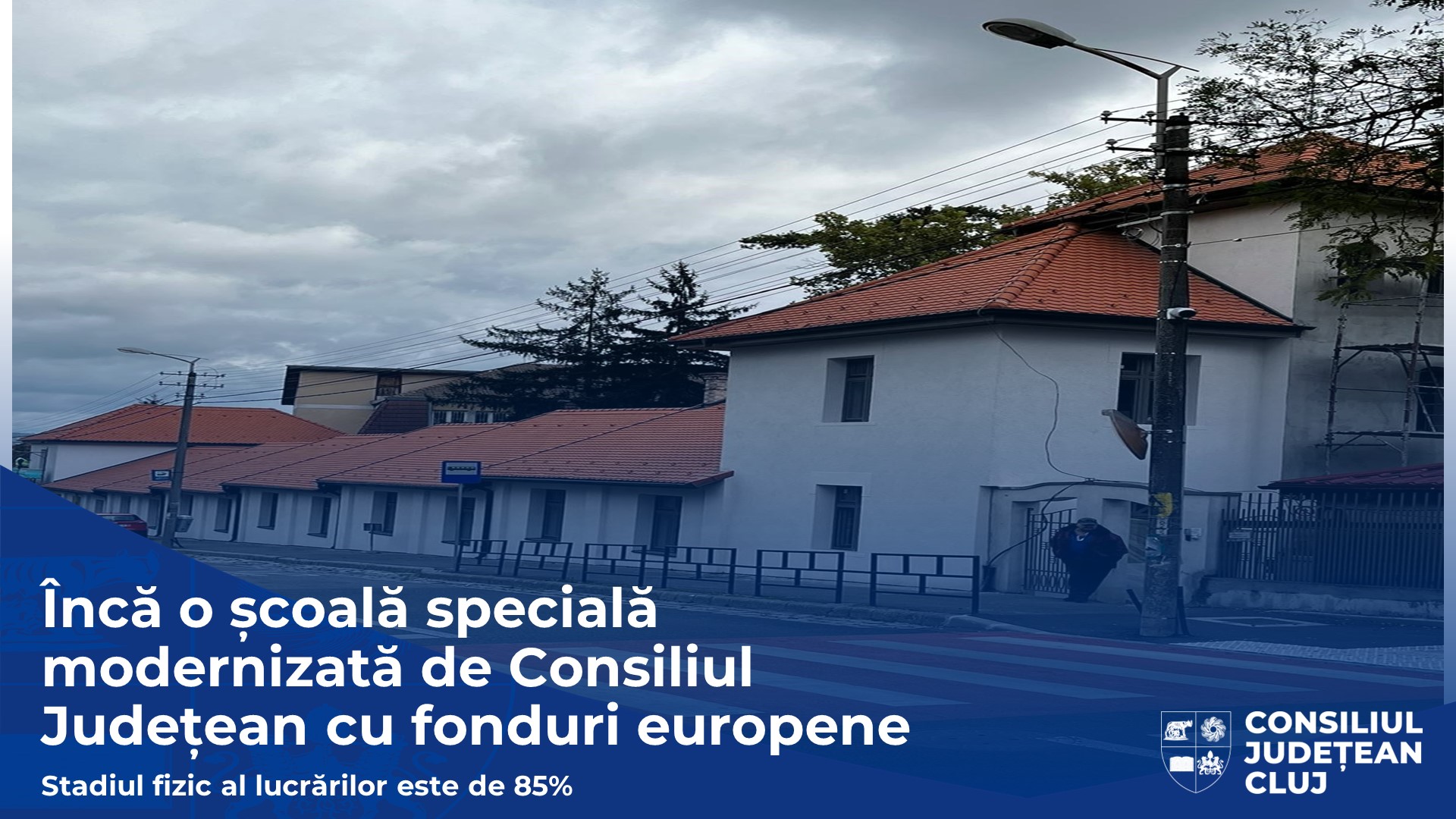 Încă o școală specială modernizată de Consiliul Județean cu fonduri europene
