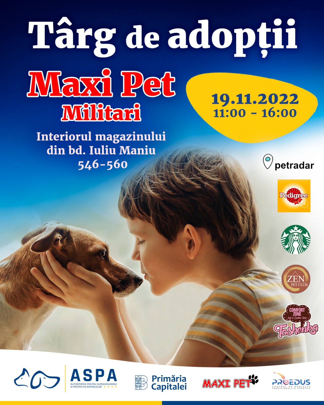 Un nou târg de adopții pentru căței organizat de ASPA