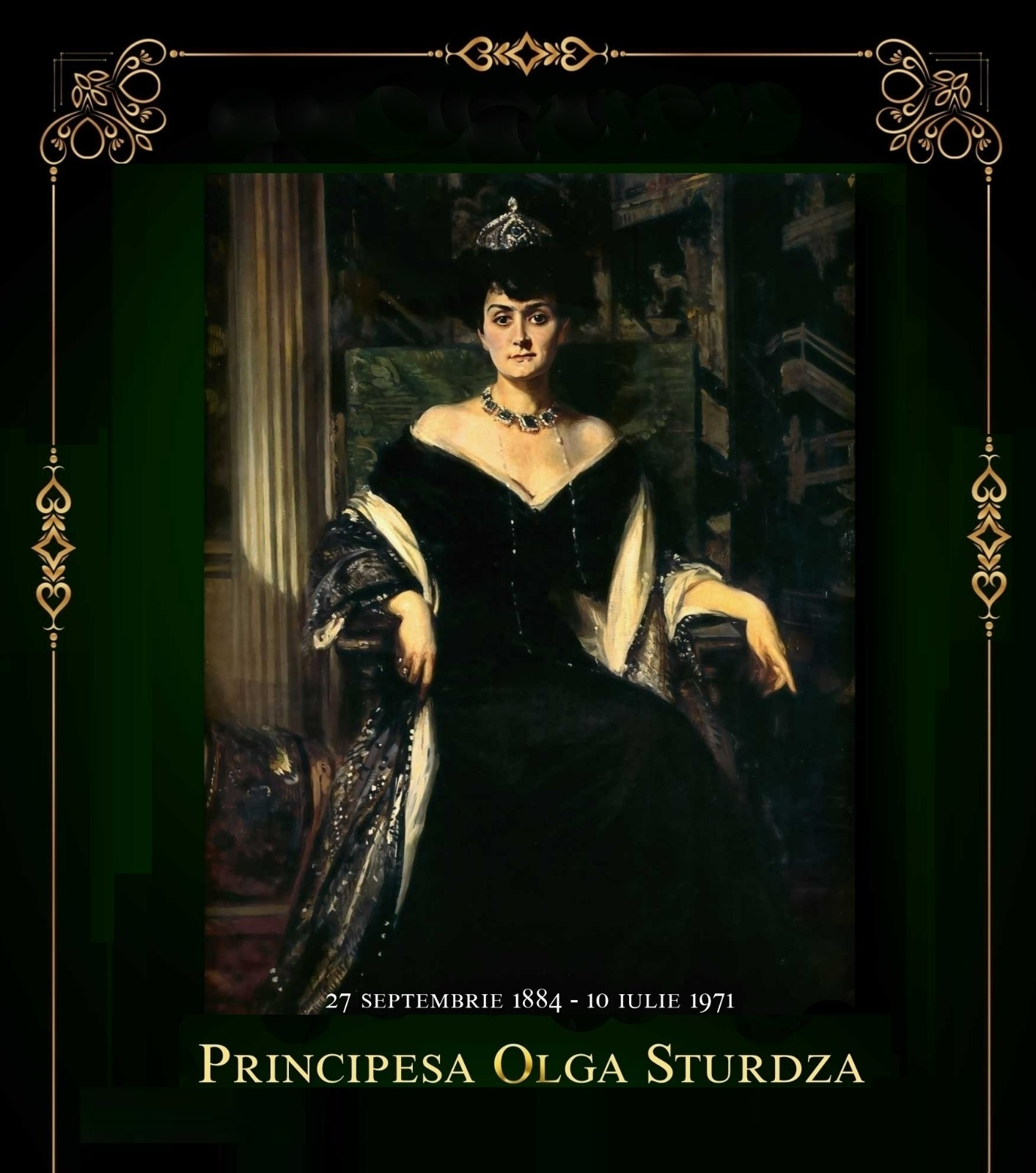 Prințesa Olga Sturdza, declarată Cetățean de Onoare (post-mortem) al Comunei Miroslava