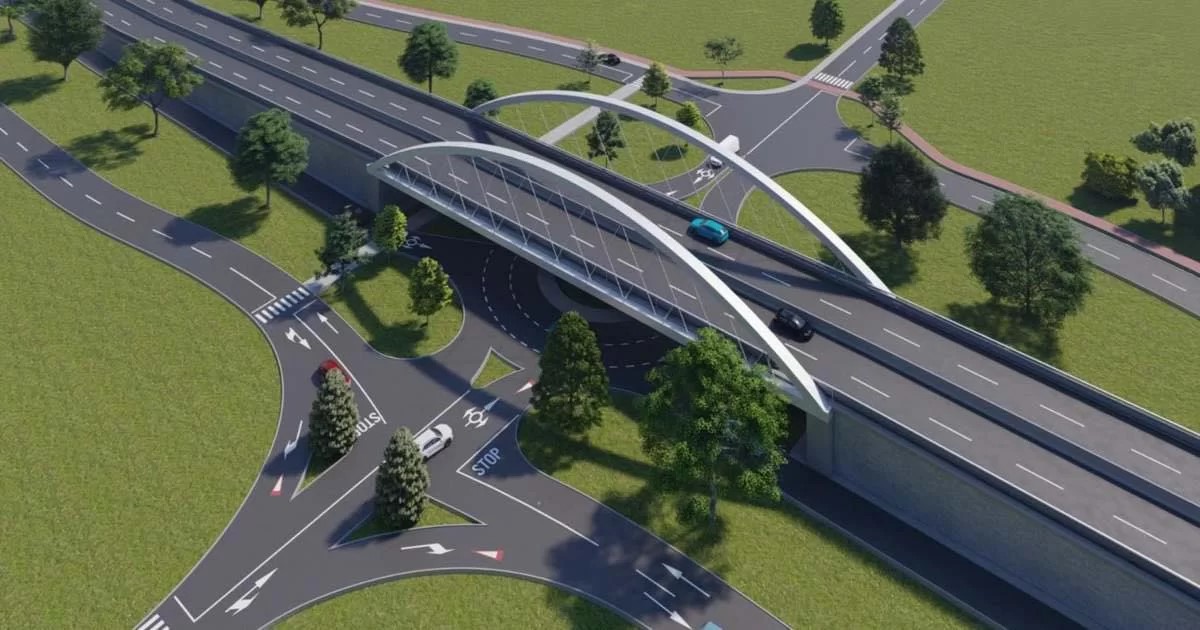 Pasajul intermodal de pe Calea Borșului prinde contur – începe betonarea primului picior al pasajului