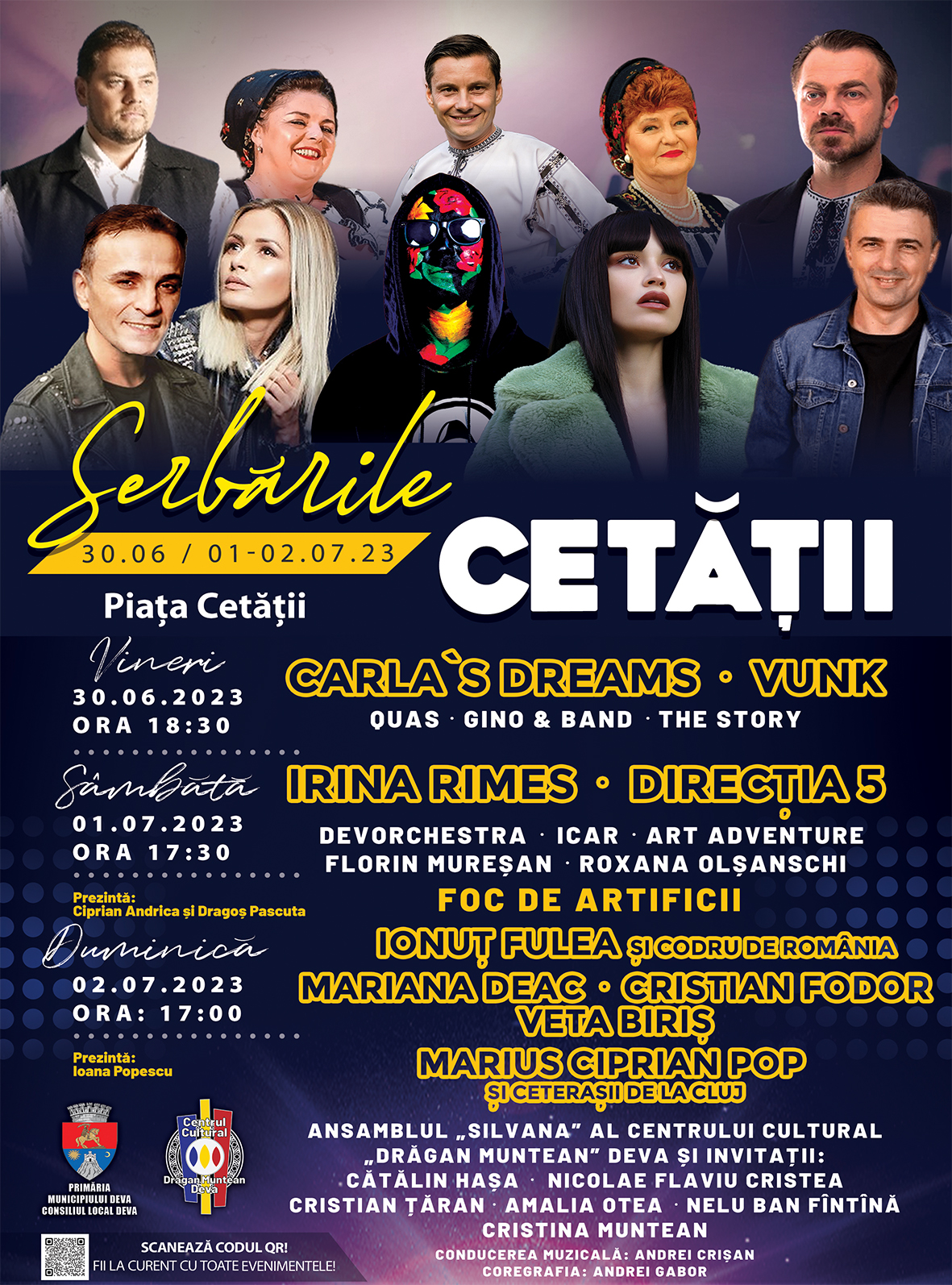 ,,Serbările Cetății 2023” – Restricţii de circulaţie în municipiul Deva