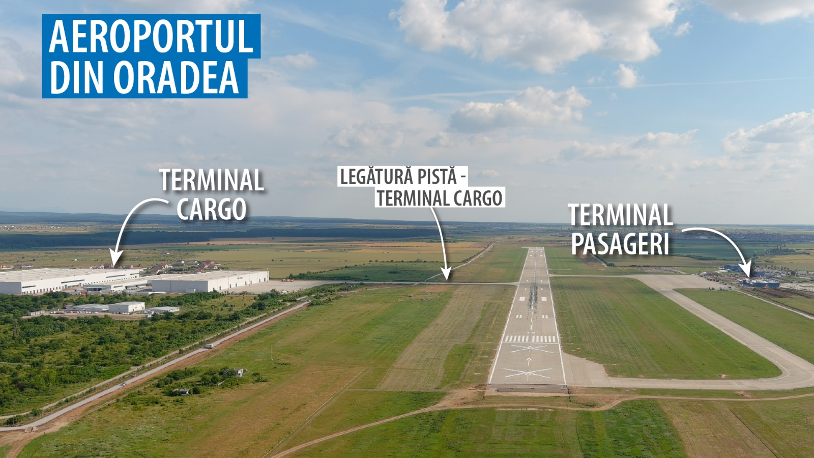 Stadiu avansat al lucrărilor la Terminalul Cargo  de la Aeroportul Oradea