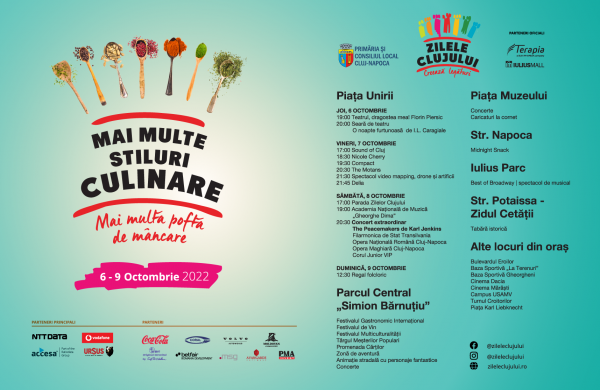 „Mai multe puncte de atracție, mai multă poftă de distracție” la Zilele Clujului 2022