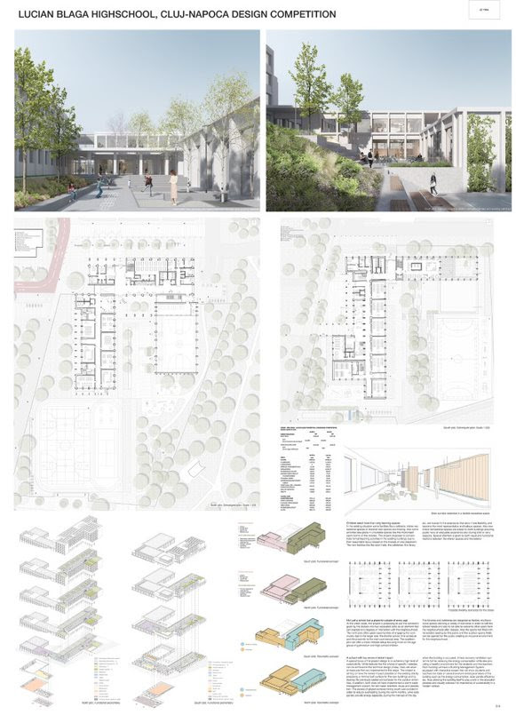 Câștigătorii concursului de soluții pentru Liceul Lucian Blaga