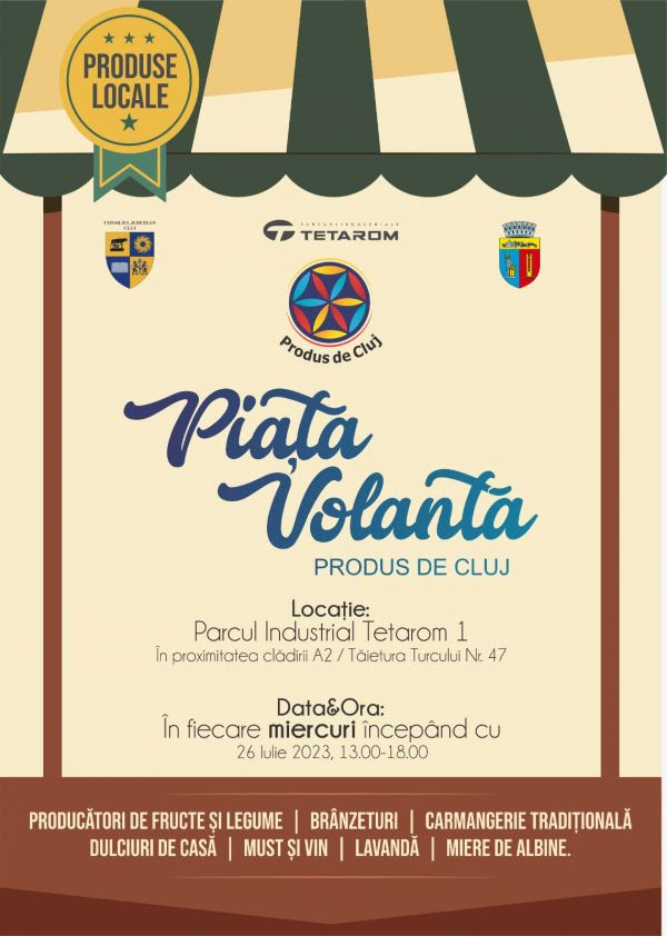 Piață volantă în parcul industrial TETAROM I