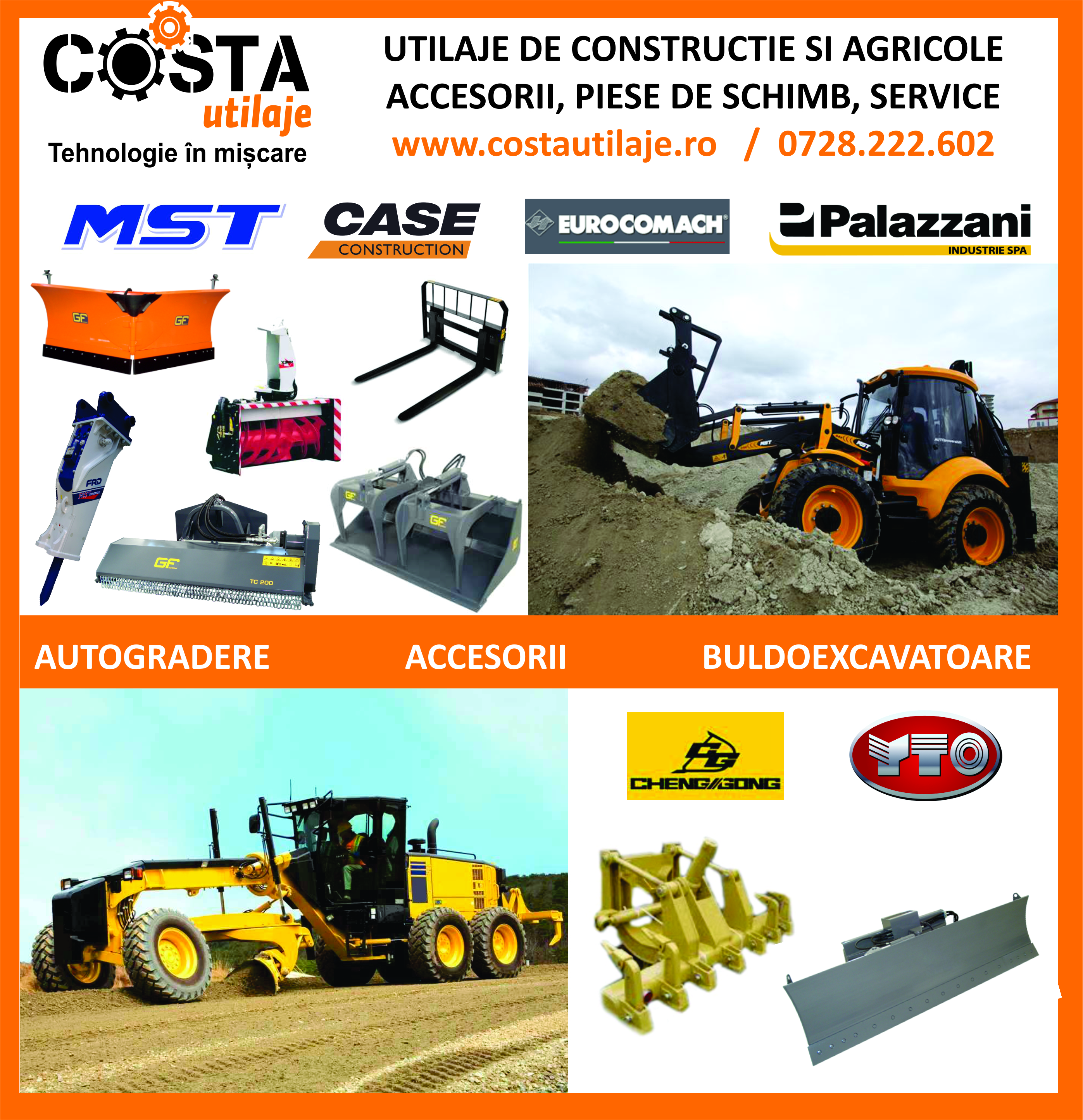 utilaje de constructii si accesorii