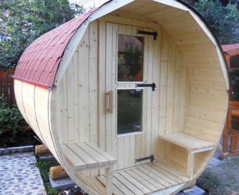 Sauna tub (barrel)