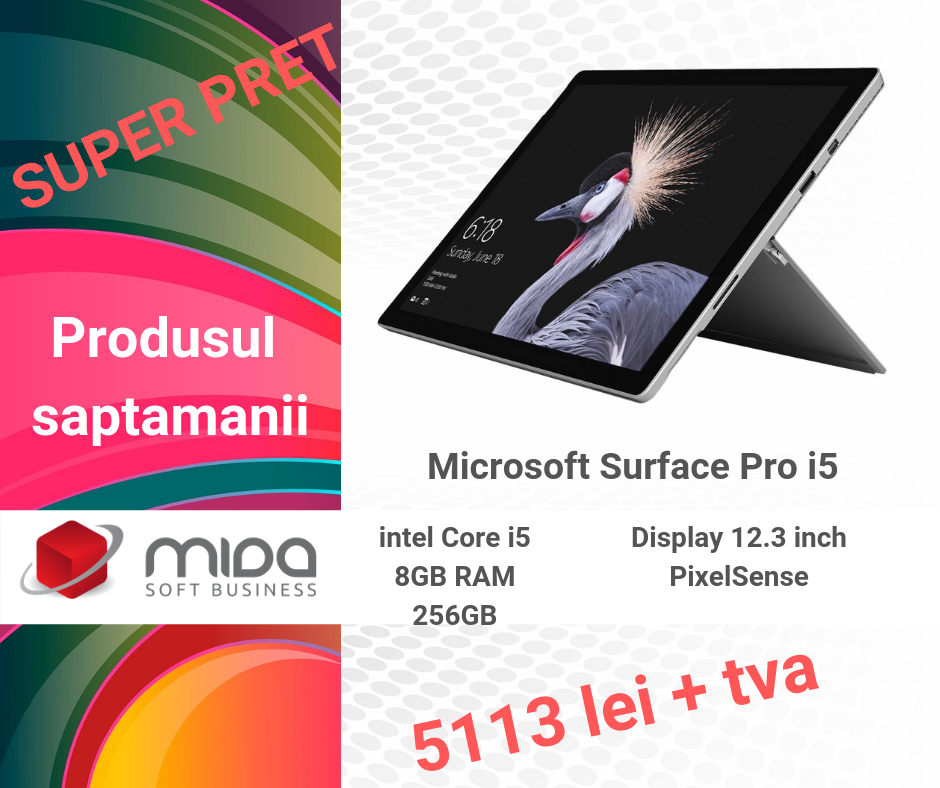Tableta Microsoft Surface Pro, 12.3