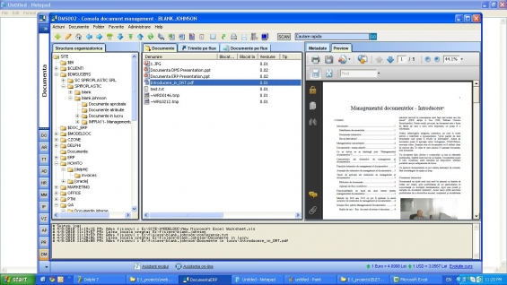 Organizarea documentelor din institutiile publice