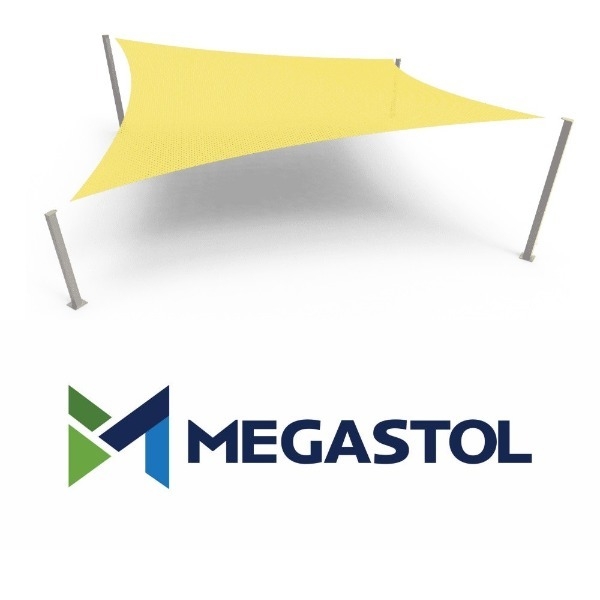 Structura de umbrire Geovela - cu vele HDPE/ plasa poliester cu PVC