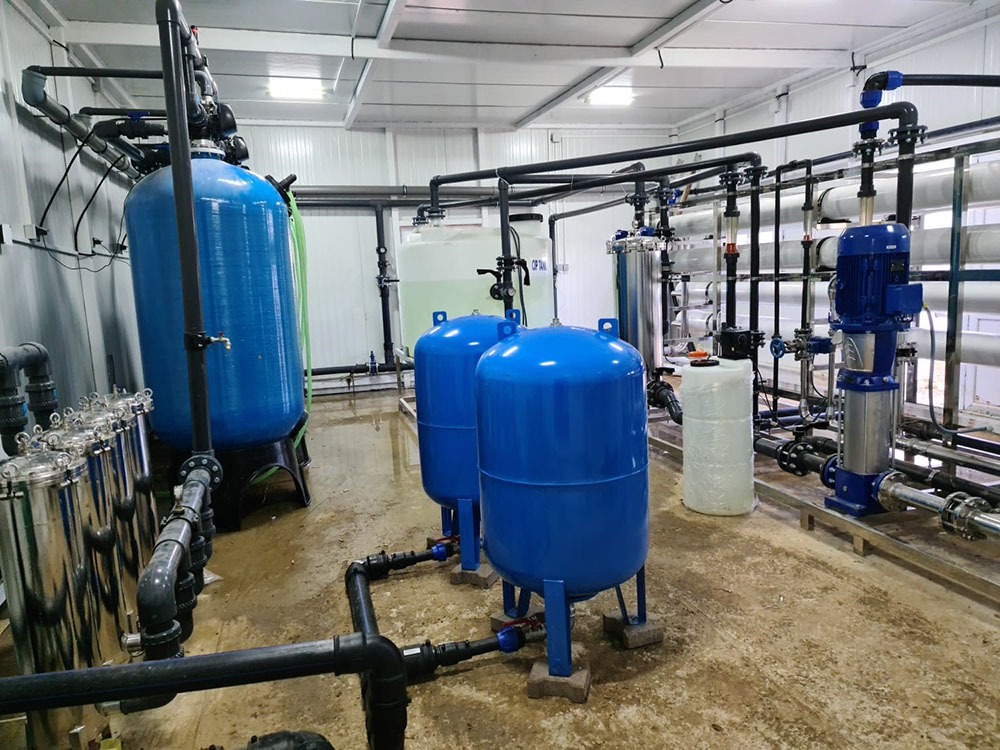 Deferizare, Demanganizare si eliminare amoniu 18 mg/L, capacitate 750 m3/zi