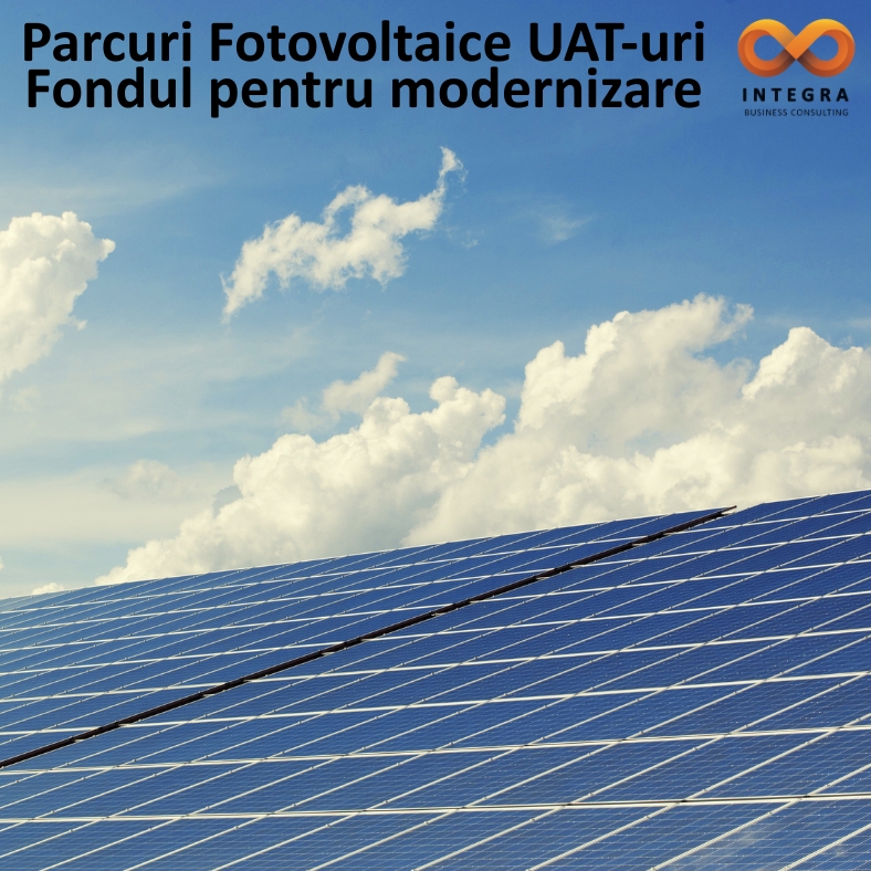 Parcuri Fotovoltaice UAT-uri-Fondul pentru modernizare