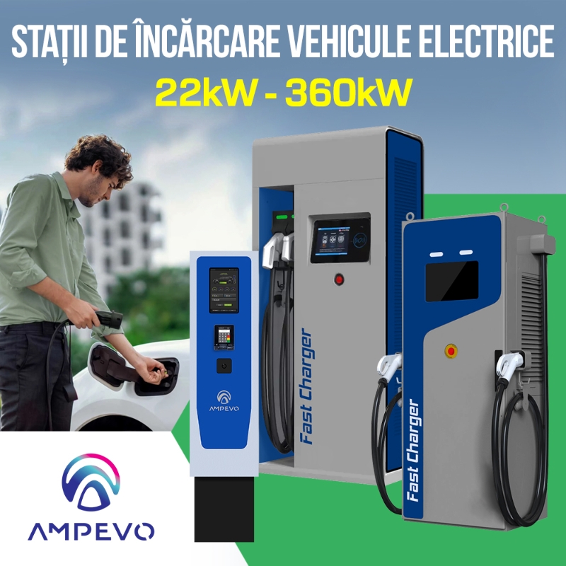 Soluții de încărcare pentru vehicule electrice eligibile cu proiectele Electric Up, PNRR și AFM