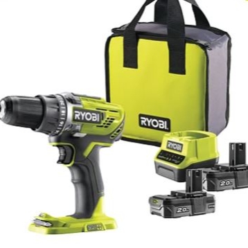 Masina de gaurit/insurubat Ryobi R18DD3‐220S, 18 V, ONE+™ (2 x 2.0 Ah)
