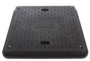 Capac patrat din compozit