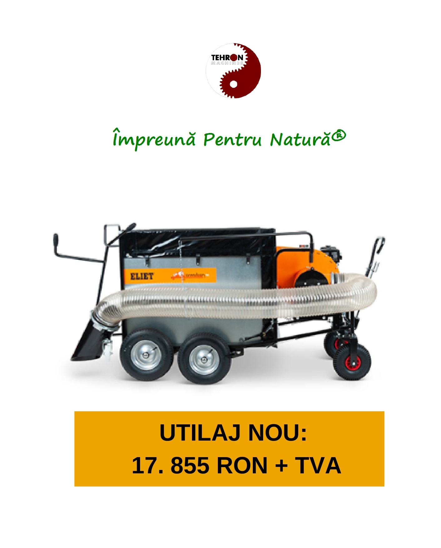 Aspirator de resturi și frunze Eliet Cameleon M 450