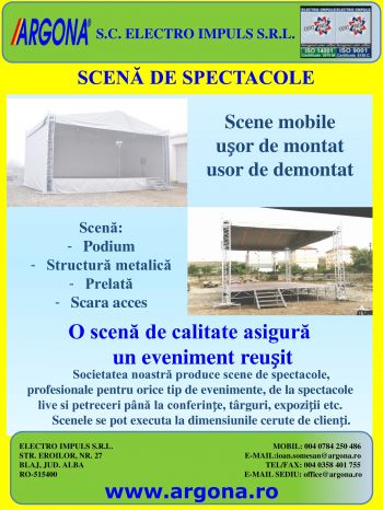 SCENE MOBILE PENTRU SPECTACOLE